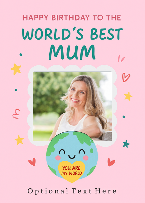Birthday Photo Card for her