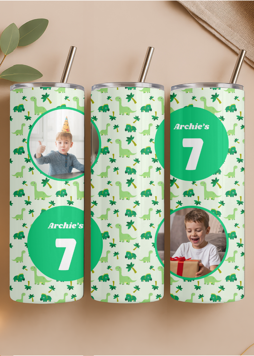 Birthday Photo Tumbler